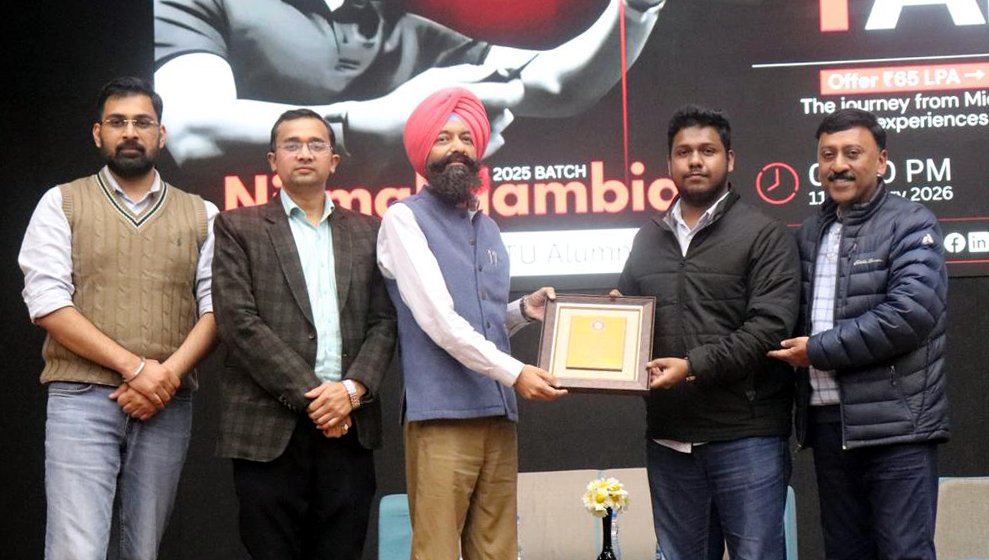 IKGPTU, Centre of Training & Placement, Alumni Talk On Innovation, Impact & Entrepreneurship