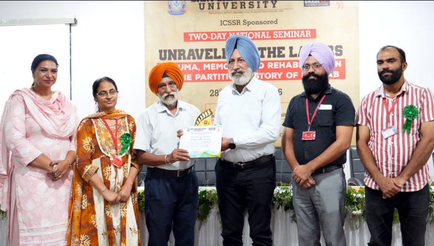 Two-Day National Seminar Sponsored by ICSSR Concludes at Sant Baba Bhag Singh University