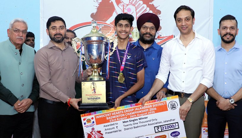 Aneesh Bhardwaj and Manya Ralhan win District Badminton Titles